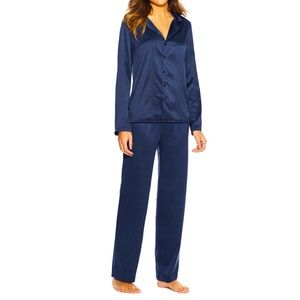 Maidenform MFW7820 Blue Depths Satin PJ Set